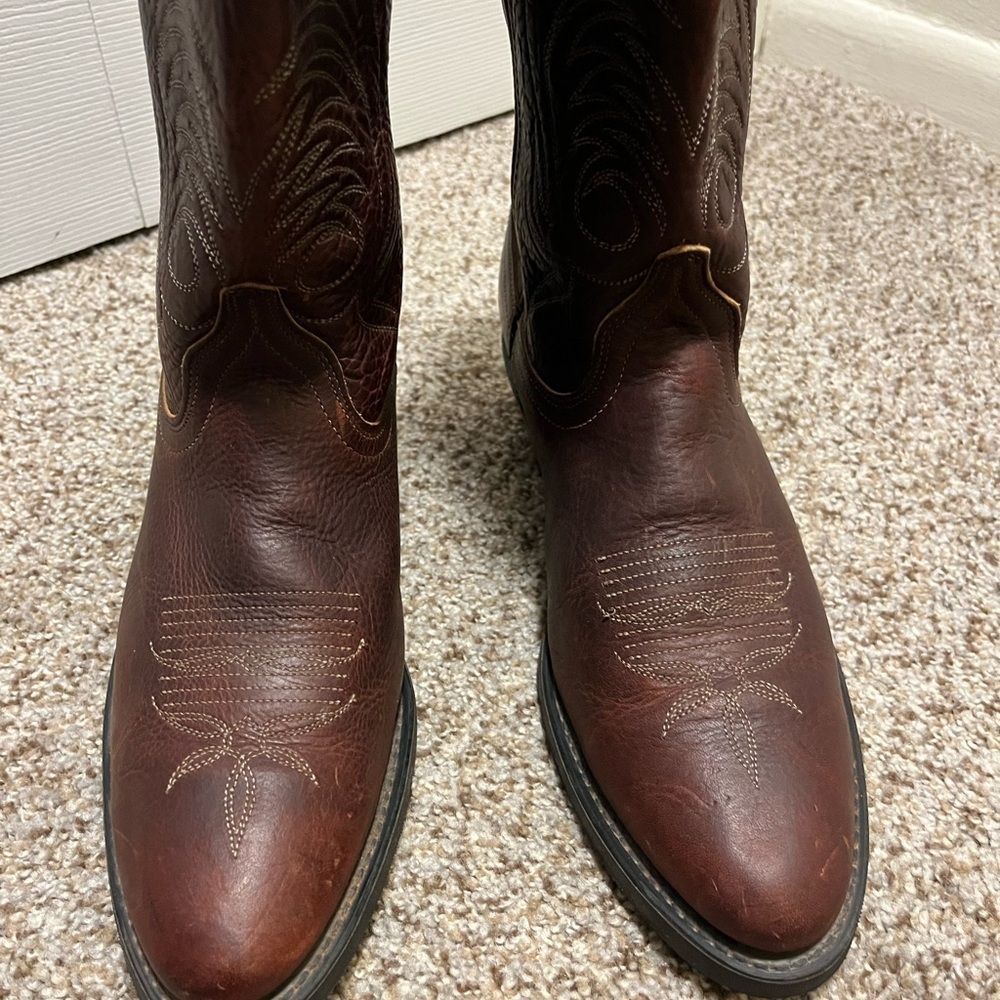 Women’s Dan Post Rich Brown Western Boots - Picture 2 of 13